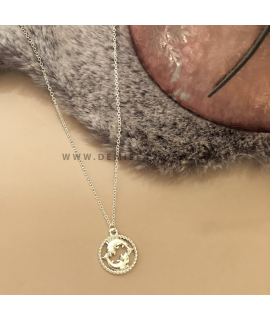 Sterrenbeeld ketting zilverkleurig
