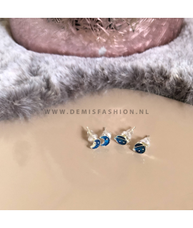 Planeet oorbellen set klein