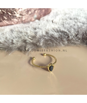 Ring Lola - zwart