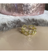 Goudkleurige chain ring Sem