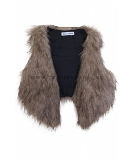 Fluffy vest