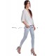 Grey denim jeans