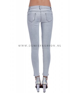 Grey denim jeans