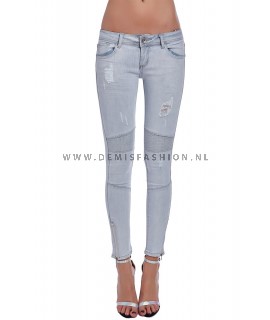 Grey denim jeans