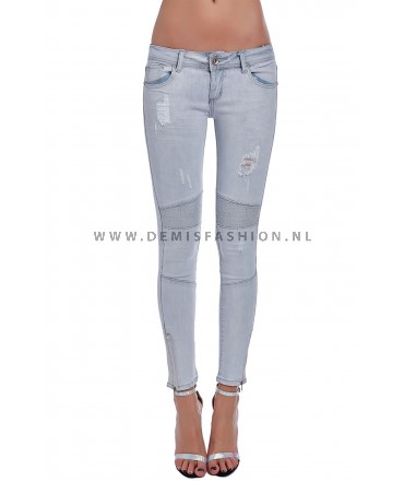 Grey denim jeans