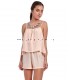 Coral playsuit