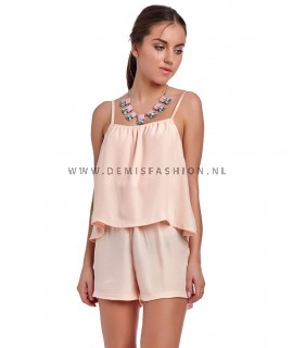Coral playsuit