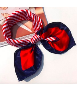 Rood/blauwe sjaal