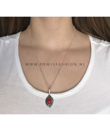 Ketting Debora zilverkleurig