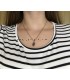 Ketting zwarte schelp