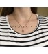 Ketting roze schelp 2