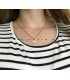 Ketting bloem wit