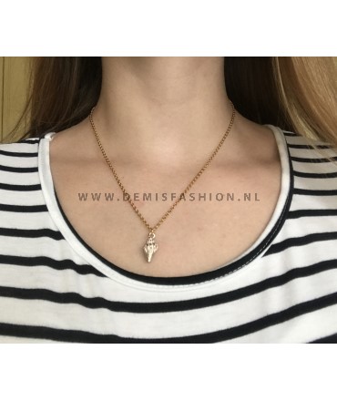 Ketting lichte schelp 2