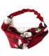Rode bloemen haarband
