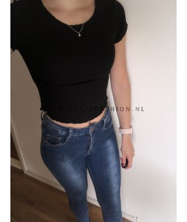 Zwarte top Michelle