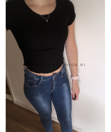 Zwarte top Michelle
