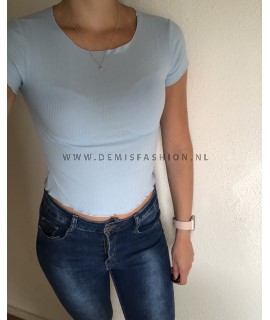 Blauwe top Michelle