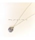 Bloem munt ketting Samira