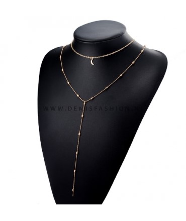 Ketting Carmen goudkleurig
