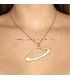 Goudkleurige planeet ketting